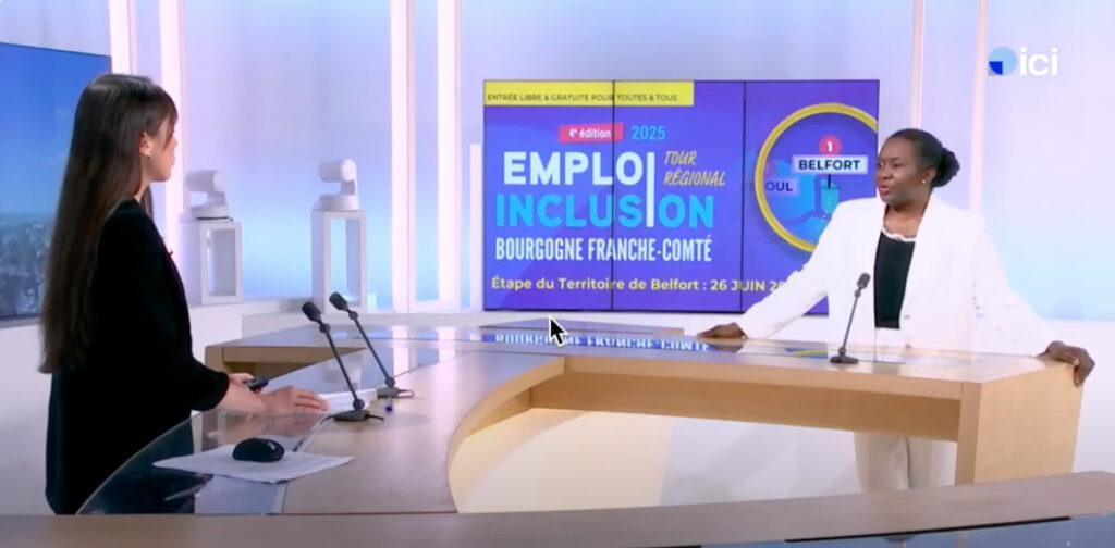 Halte Discriminations et le Tour Régional Emploi & Inclusion sur France 3 Franche-Comté