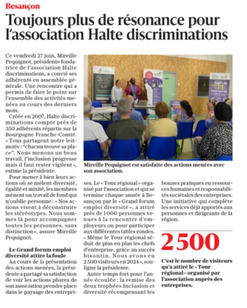 Assemblée Générale 2025 – Halte Discriminations