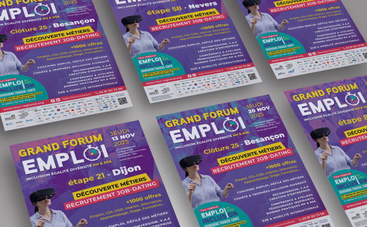  Affiches & Flyers Tour Régional 2025